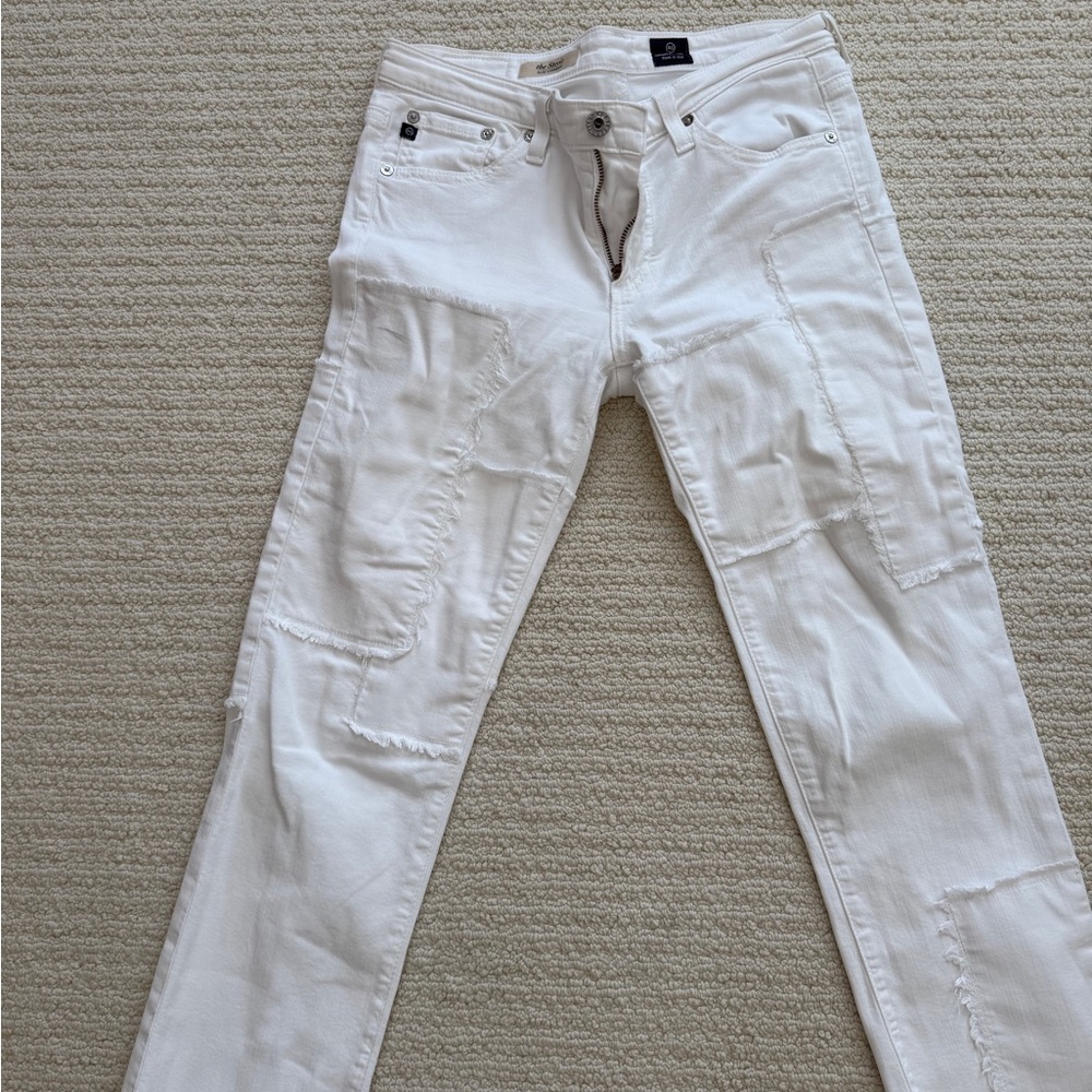 AG The Stevie Skim Straight 27W 22 inseam